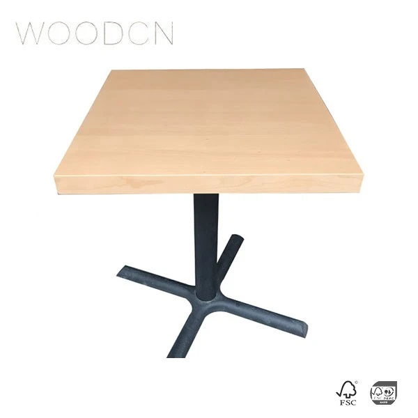 Veneer Beech Wood Restaurant Dining Table