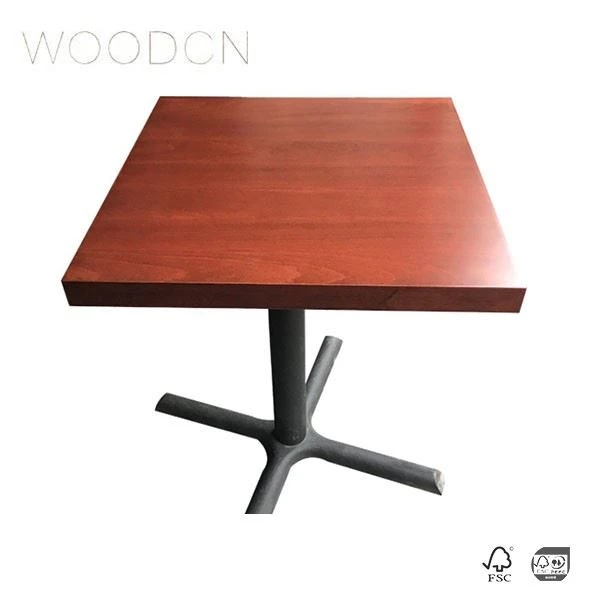Veneer Black Walnut Table For Restaurant