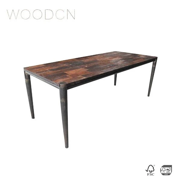 Veneer Metal Table Top