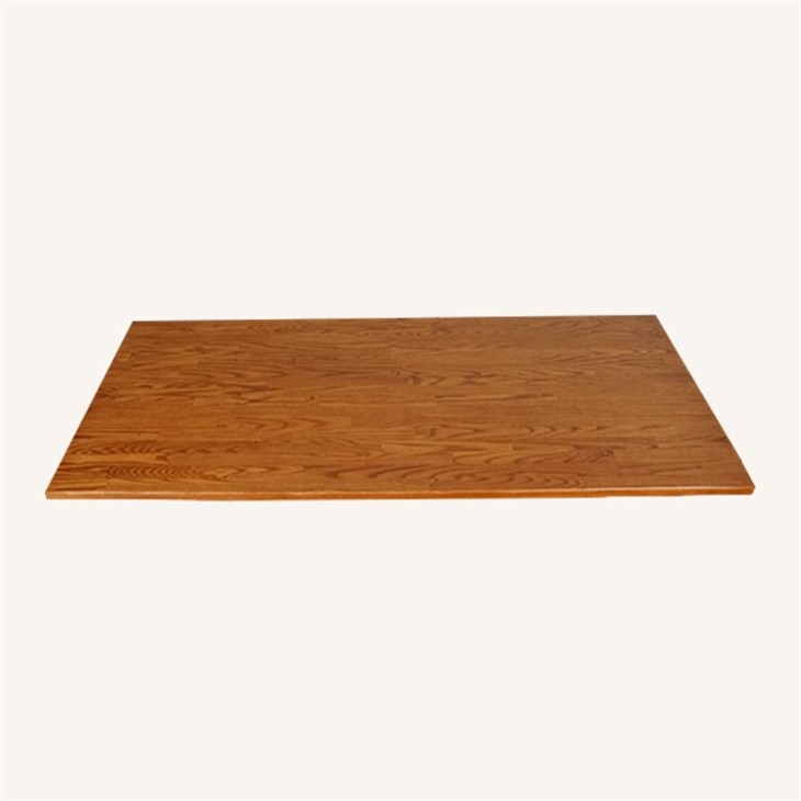 Ash Wood Rectangle Butcher Block Dining Table Top in Cherry Color Supplier suppliers