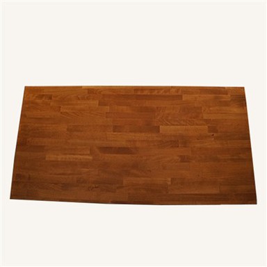 چیری کلر میں ٹھوس بیچ لکڑی کے کھانے کی ٹیبل ٹاپ