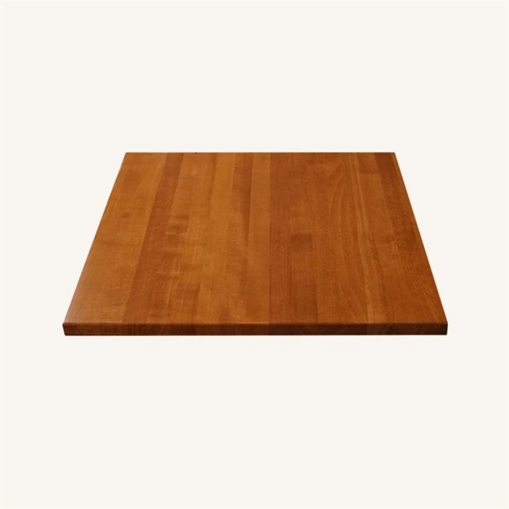 Solid Beech Wood Coffee Table Top in Cherry Color